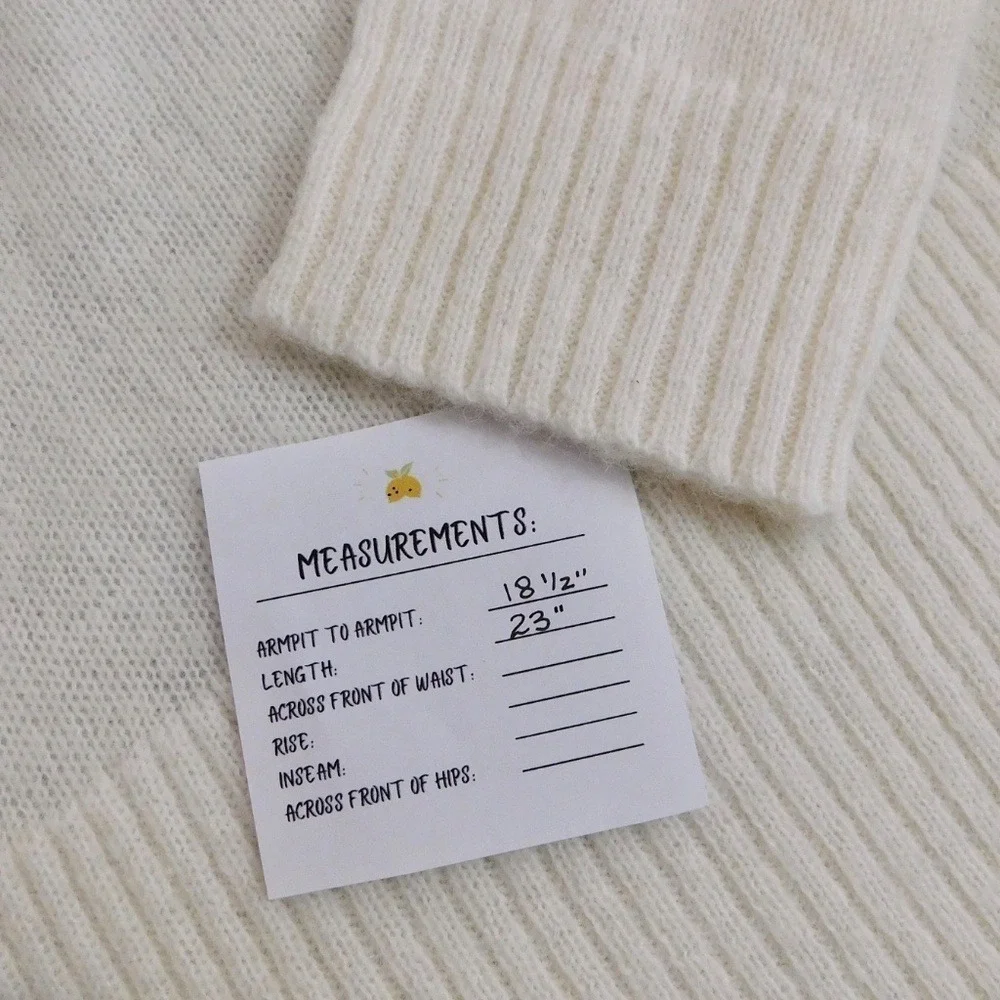 NWT!! J. CREW High Rib Pullover Sweater Wool Alpaca Solid‎ Ivory Minimalist XXS